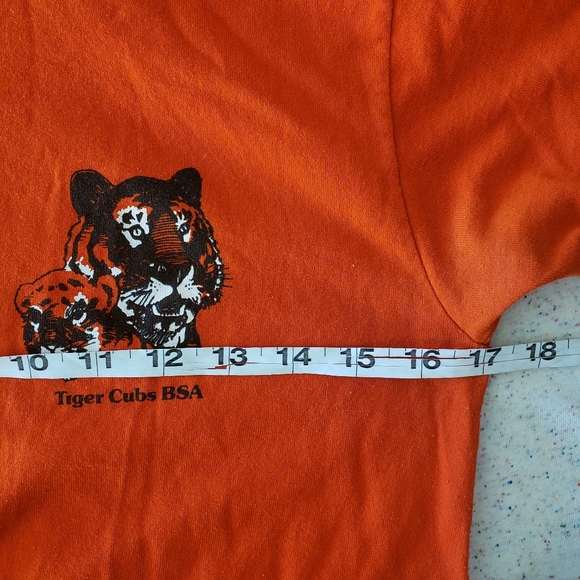 Vintage tiger orange shirt single stitch - Picture 7 of 9